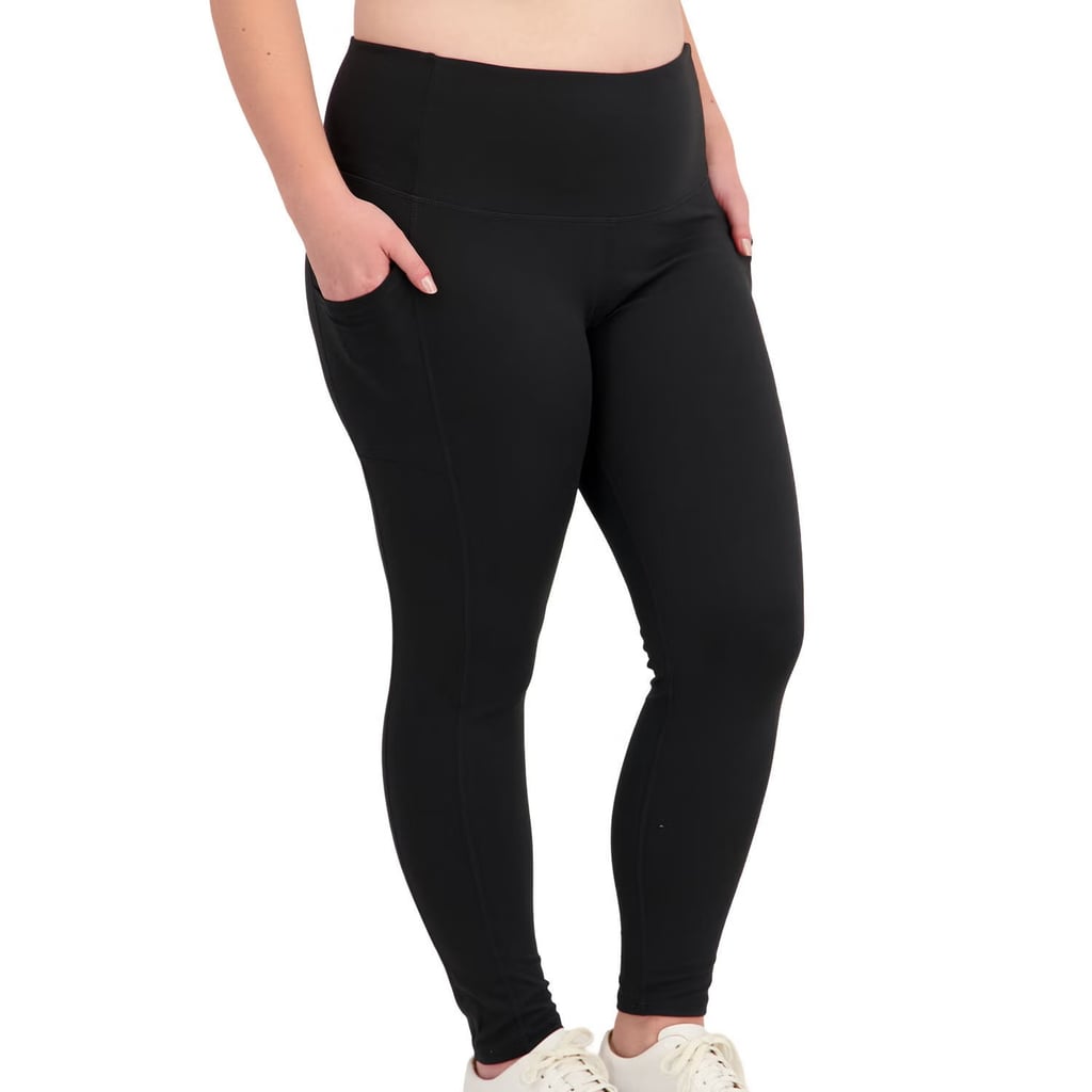 PS by Popsugar Work It High Waisted 7/8 Legging ($30)
If you're looking for leggings that are soft and strechy, look no further. Thanks to the success of the PS Fit YouTube channel, we know a thing or two about leggings that work for both exercise and your confidence. These high-waisted leggings feature exceptional moisture-wicking properties and are designed to accentuate your booty. Trust us — you won't be disappointed.
Pros: Durable, soft feel.
Cons: These leggings do not come in extended sizes.
Material: Polyester, elastane.
Length: 7/8 with a 25-inch inseam
Colorways: 2
Sizes: S-XL
Who it's best for: Anyone who is looking stretchy leggings with a secure, high-waist fit. 
Extras: These leggings have a stylish design that's made for both fitness and everyday life, especially when you shop them in the Lilac Haze shade.