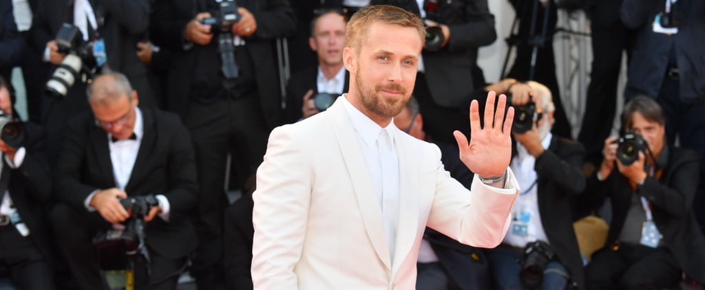 Ryan Gosling Promoting First Man Pictures