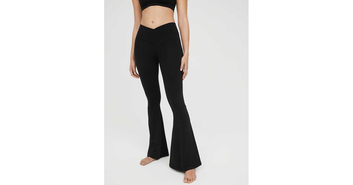 OFFLINE By Aerie Real Me High Waisted Crossover Flare Legging in