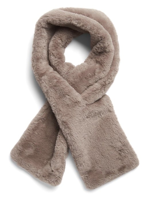 Faux Fur Pull-Through Scarf