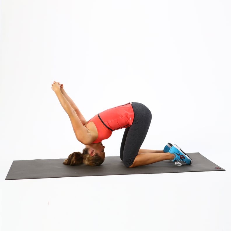 Neck and Shoulder Stretch: Grounded Tipover Tuck