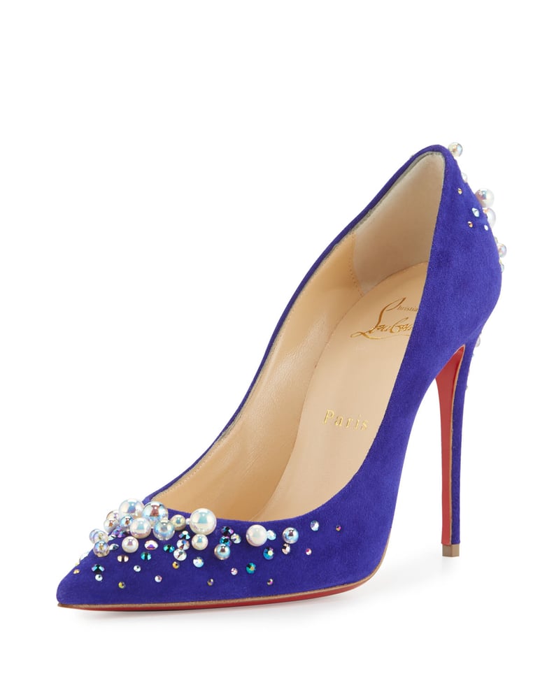 Christian Louboutin Candidate Pearly-Embellished Pump