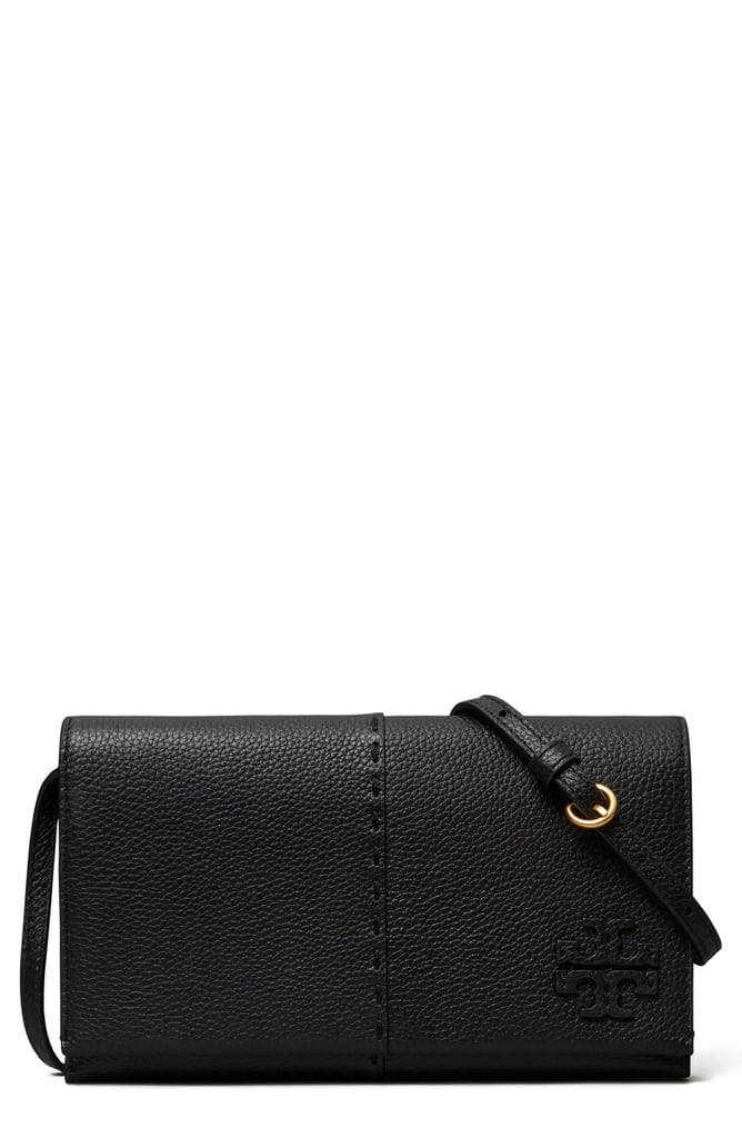 A Wallet Crossbody: Tory Burch McGraw Leather Wallet Crossbody