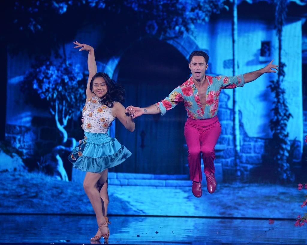 Suni Lee's Encanto Outfit on DWTS Disney Heroes Night