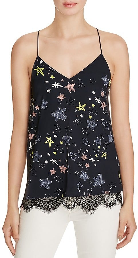 Style this Cooper & Ella Lace Trim Stargazer Cami ($125) under a tailored blazer.