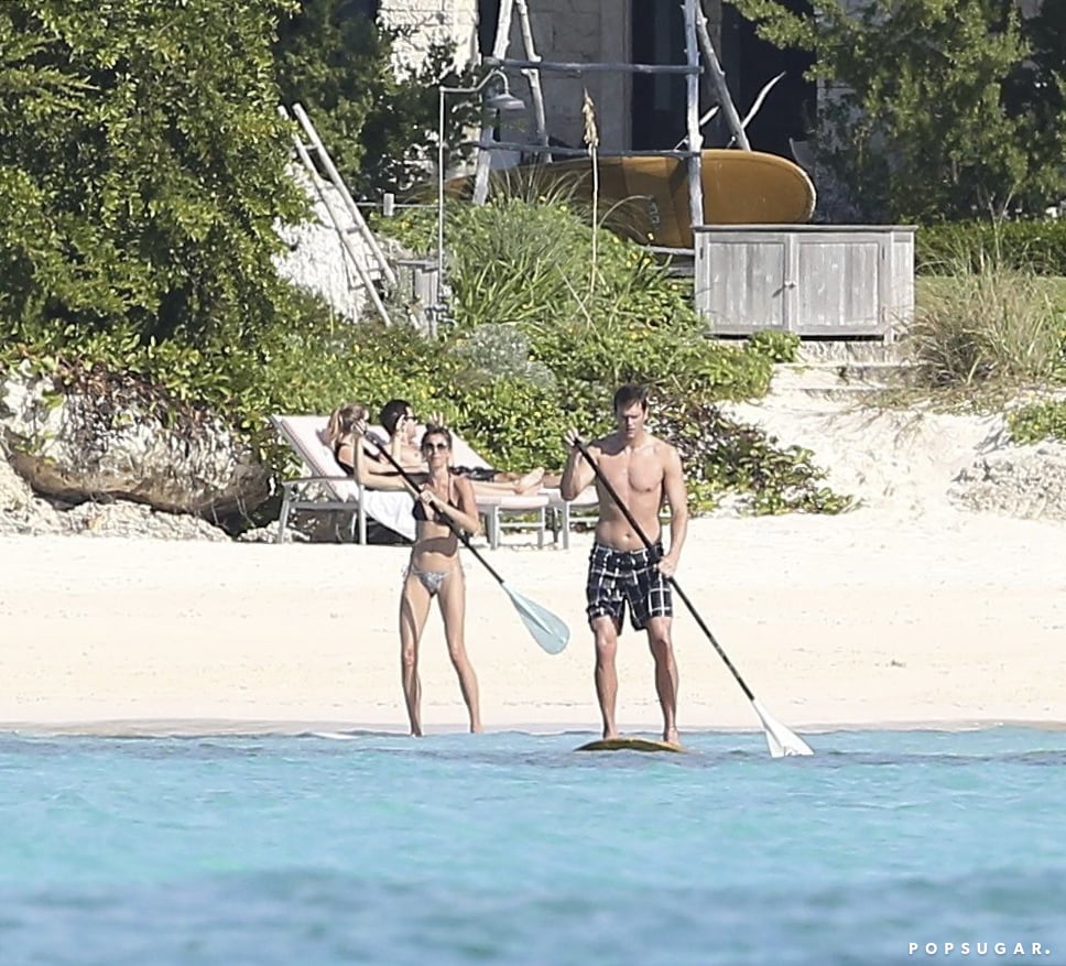 Gisele Bundchen and Tom Brady Go Paddle Boarding | Pictures