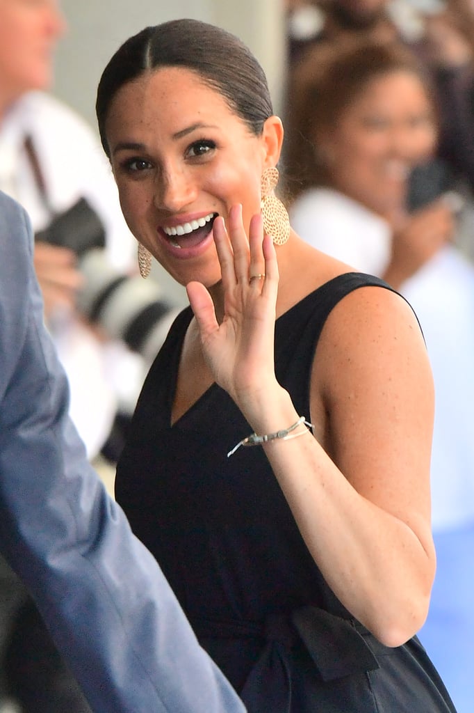 Meghan Markle's Gold Earrings in Cape Town, South Africa