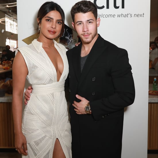 Priyanka Chopra's White Dress With Nick Jonas Feb. 2019