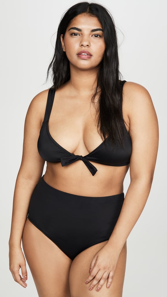 Madewell Isabella Tie Front Bikini Top and Morgan High Waisted Bikini Bottoms