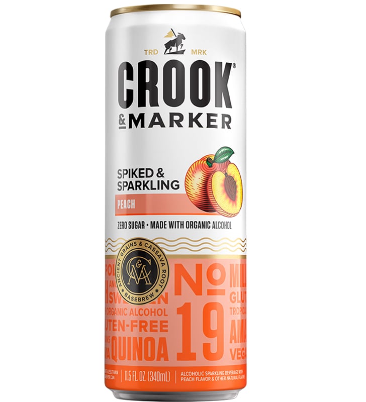 Crook & Marker Spiked & Sparkling Drink: Peach