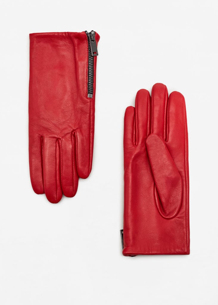 Mango Leather Gloves