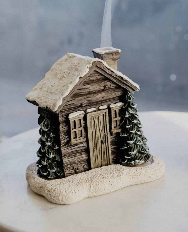 Shop Ajouter's Log Cabin Snowy Winter Incense Cone Burner