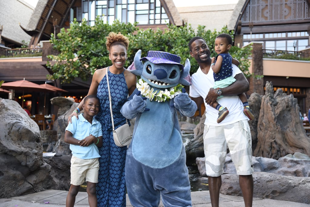 Sterling K. Brown and Family at Disney's Aulani Resort 2017