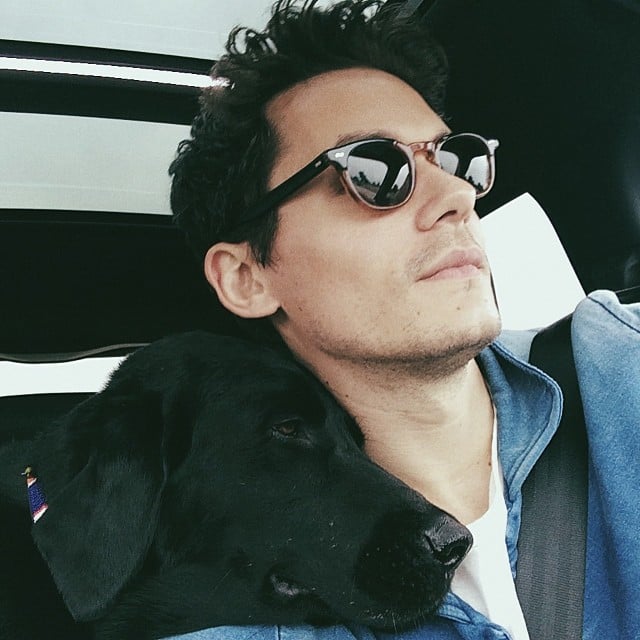 John Mayer took a road trip with his pup.
Source: Instagram user johnmayer
