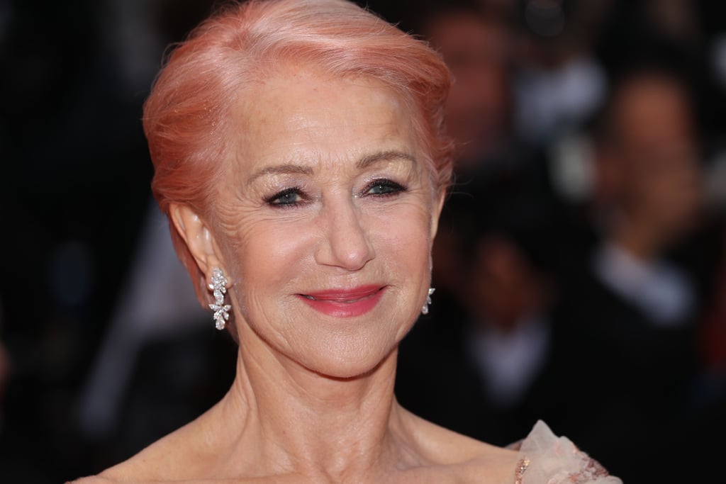 Helen Mirren Pink Hair at Cannes Film Festival