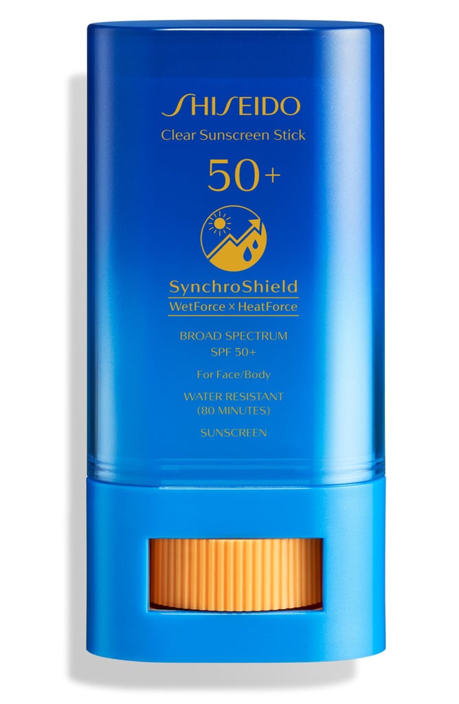 Shiseido SynchroShield WetForce x HeatForce Clear Sunscreen Stick SPF 50+ for Face & Body