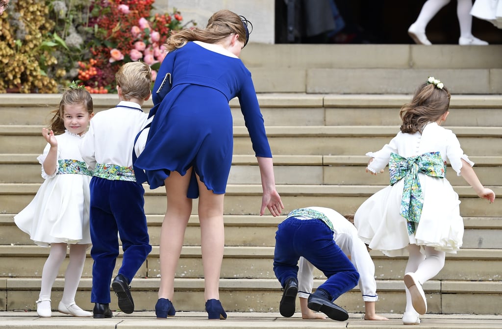 Wind at Princess Eugenie's Wedding Pictures Oct. 2018