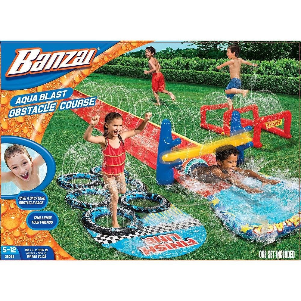 Banzai Aqua Blast Obstacle Course Best Water Toys For Kids 2018