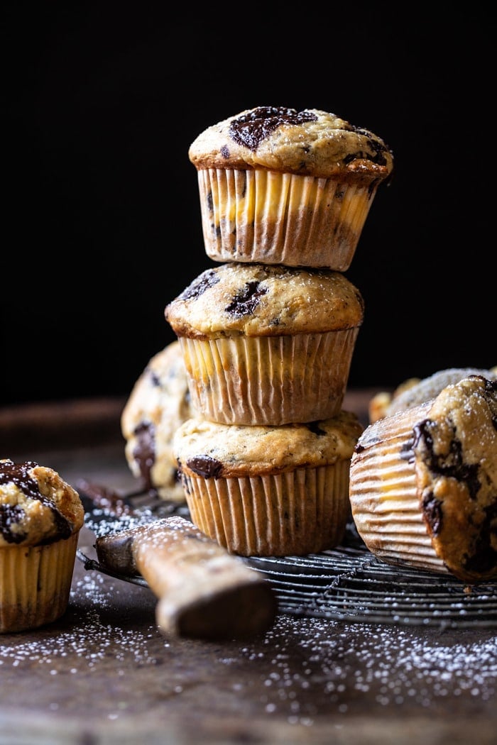 Chocolate Chunk Banana Bread Muffins