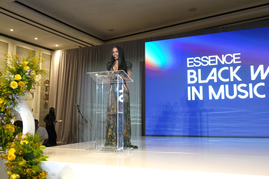 Teyana Taylor at the Essence Black Women in Music Luncheon at the 2026 Essence Festival