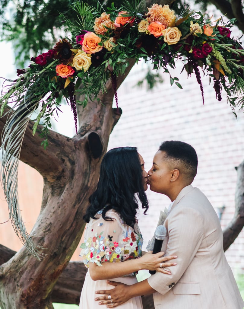 Outdoor Garden Party Wedding in Brooklyn