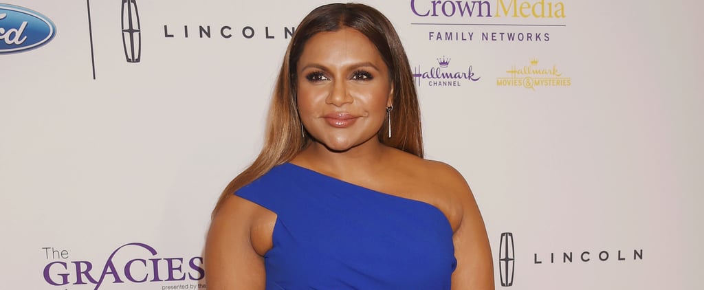 Mindy Kaling Elizabeth Kennedy Dress at Gracie Awards 2016