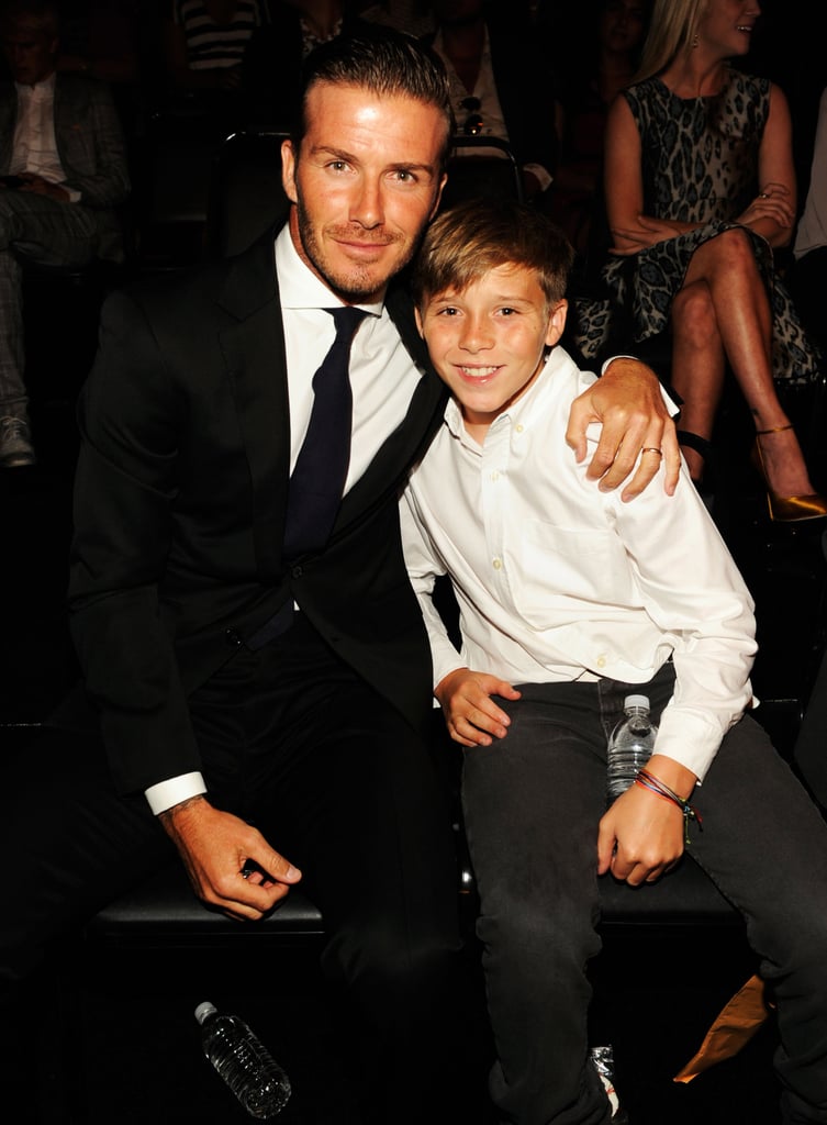 David and Brooklyn Beckham Pictures