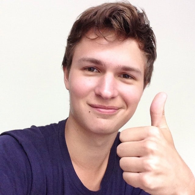 ansel elgort official instagram account