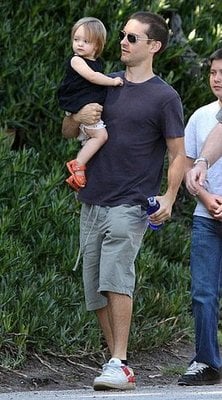 Tobey and Ruby Maguire partied with Coco Arquette and her parents on Easter Sunday. Tobey and Ruby Maguire partied with Coco Arquette and her parents on Easter Sunday.