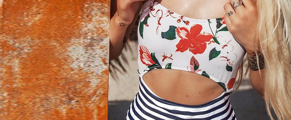 Emily Ratajkowski Paired a PG Ruffled Bikini Top With Rated R Bottoms