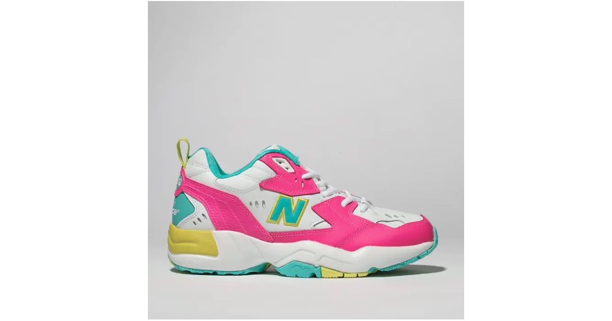 New Balance White & Pink 608 Trainers | The Best Vintage and Retro ...