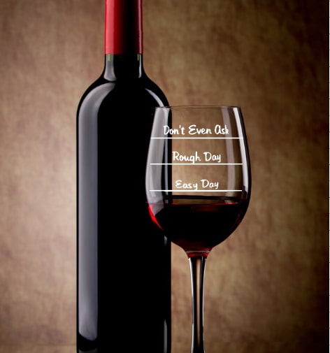 Humorous Wine Glass