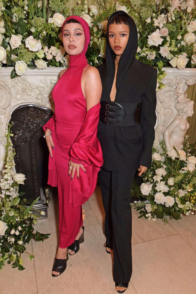 Alexa Demie and Taylor Russell at the British Vogue and Tiffany & Co. BAFTAs Afterparty