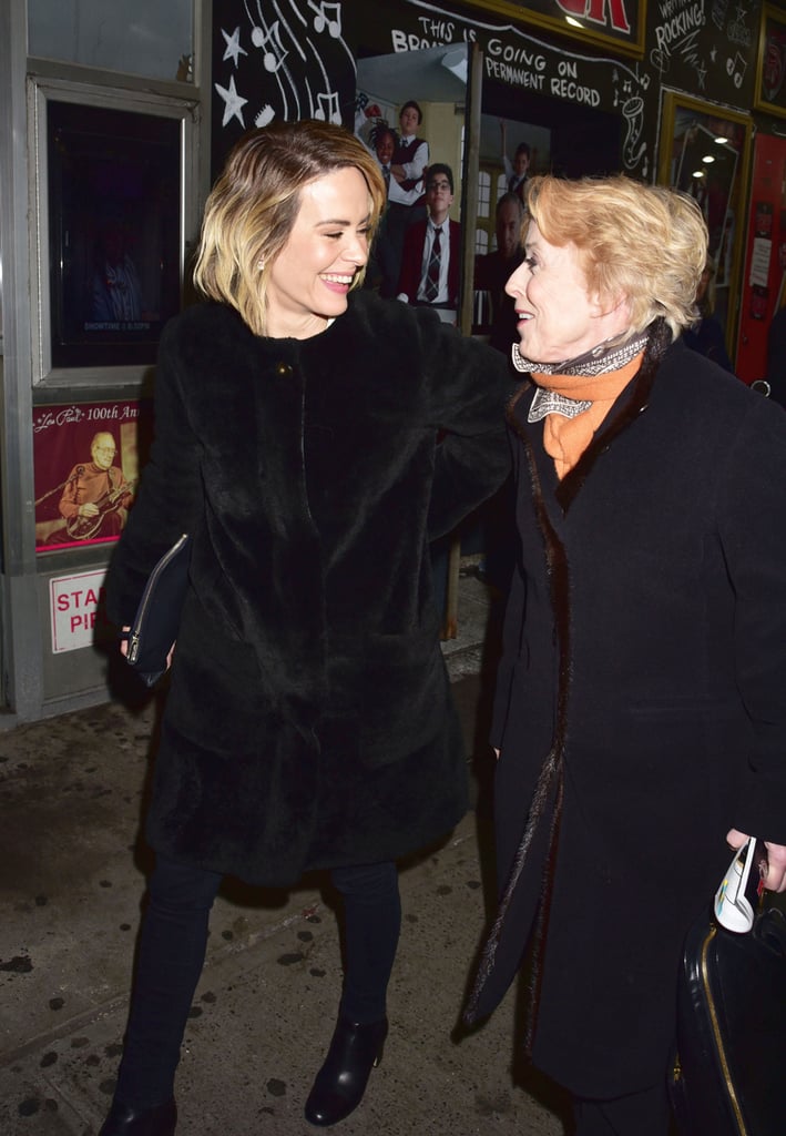 Sarah Paulson Holland Taylor Date Night December 2015