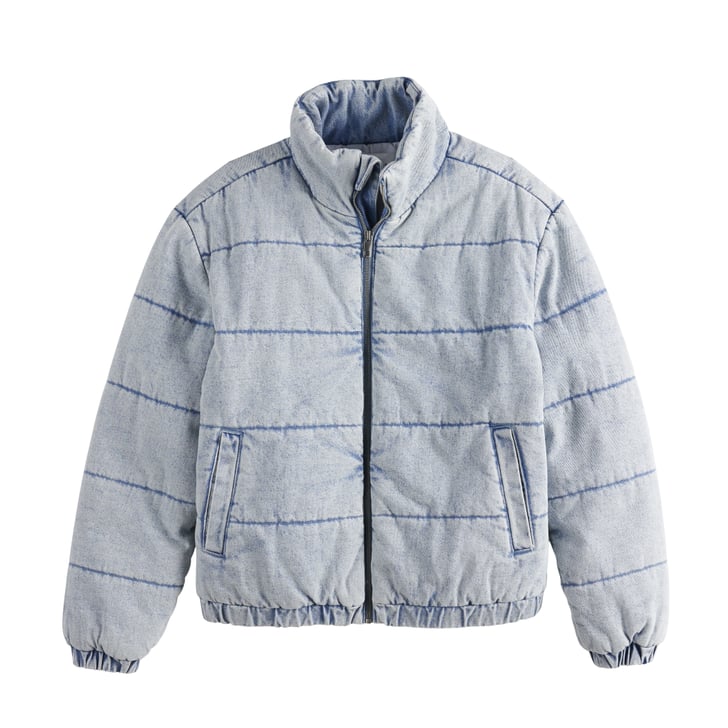 POPSUGAR Denim Puffer Jacket 