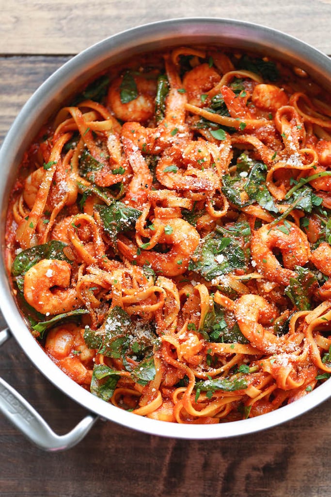 1-Pot Shrimp and Parmesan Pasta
