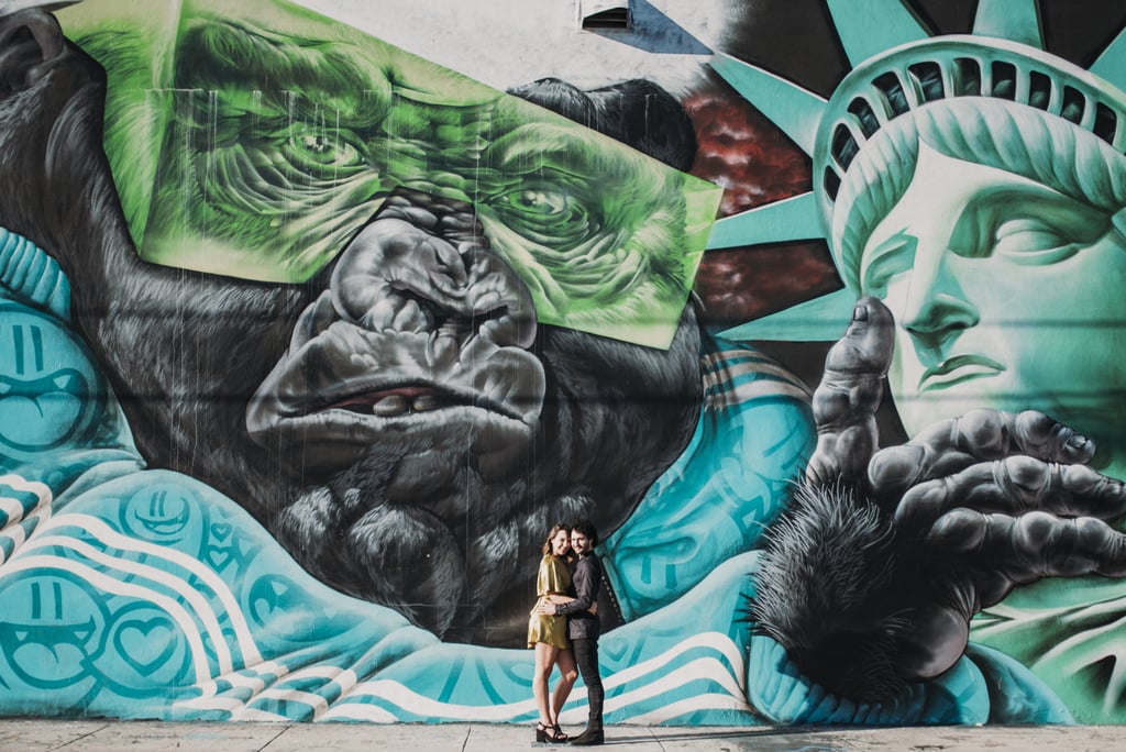Engagement Photos at Wynwood Walls