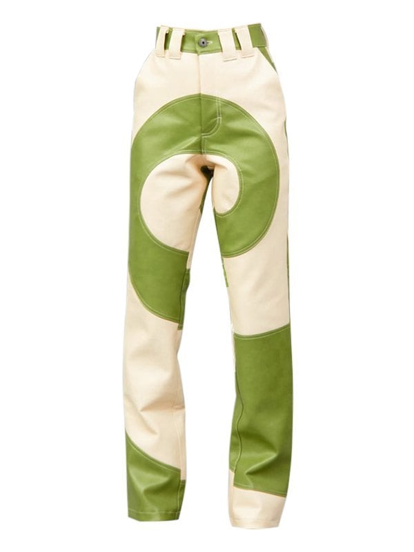 Emmiol Swirl High Rise Pu Leather Pants