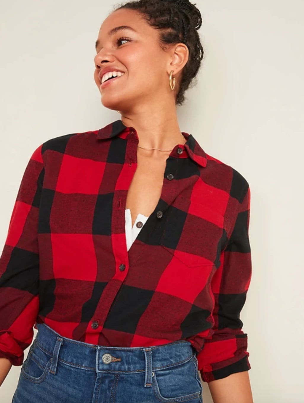 flannel jeans old navy