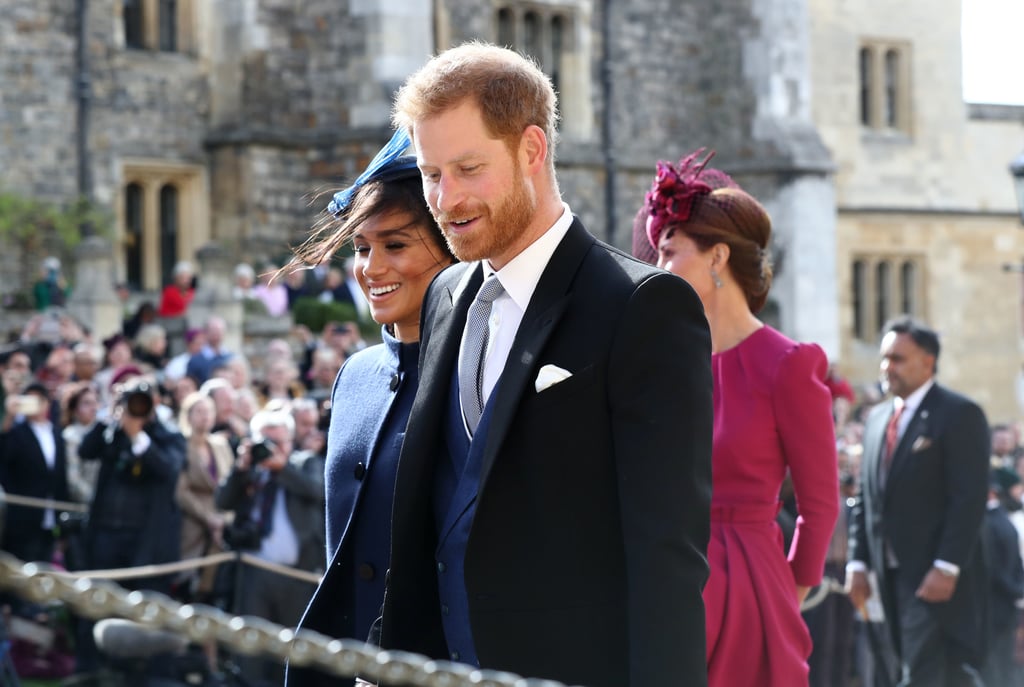 Meghan, Harry, Kate, and William at Eugenie's Wedding