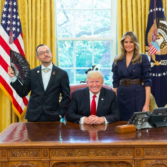 Gay Teacher White House Photo With Donald and Melania Trump