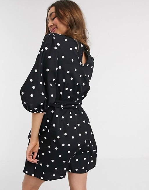 belted smock dress