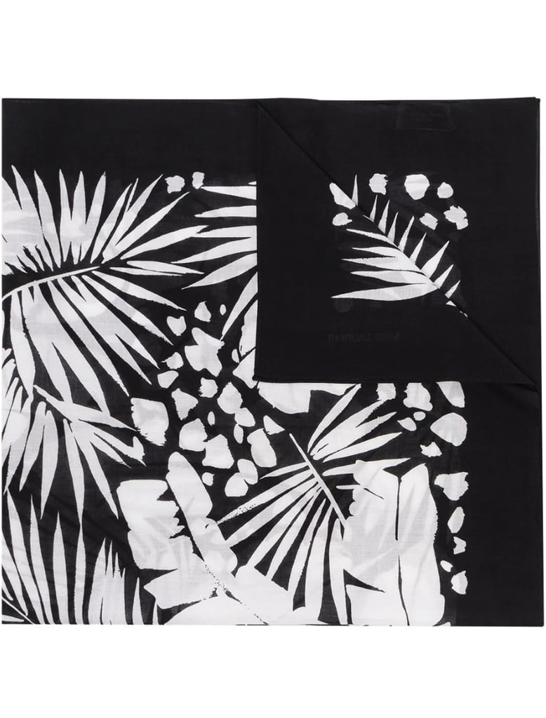 Saint Laurent Palm Tree Print Bandana