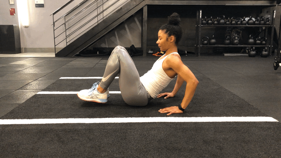 Core-Strengthening Exercise: Seated Knee Tuck