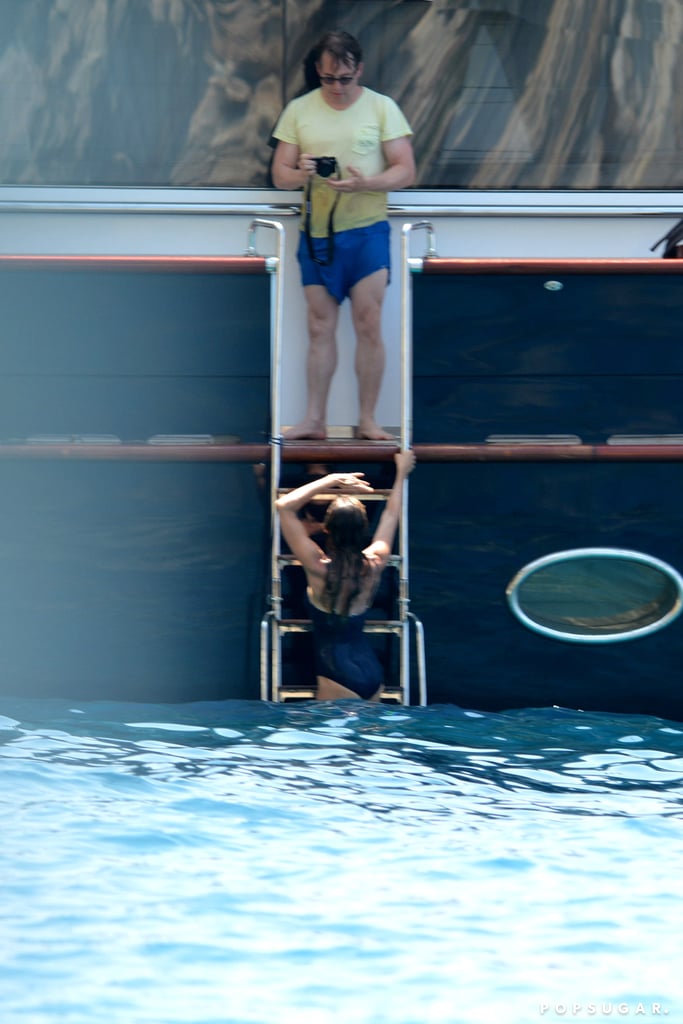 Matthew Broderick snapped sweet photos of Sarah Jessica Parker while they hung out on a boat in Greece in August 2013.