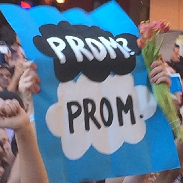 Think @anselelgort is free for the prom? #tfios #tfiosfl
Source: Instagram user POPSUGAR