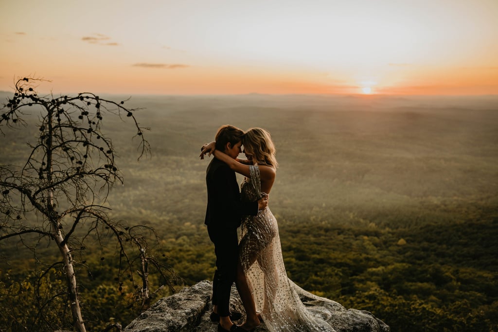 Romantic Wedding Vow Renewal in Alabama Mountains