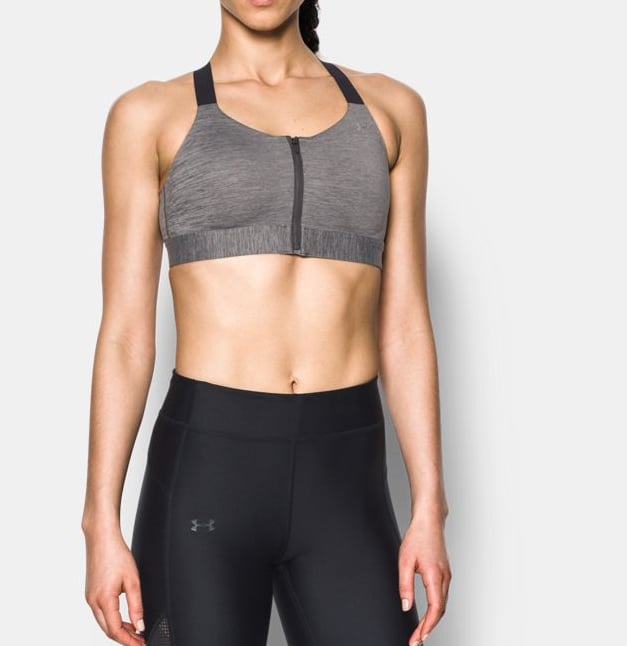 Under Armour Eclipse High Heathered Zip Best Sports Bras For Large Chests Popsugar Fitness 