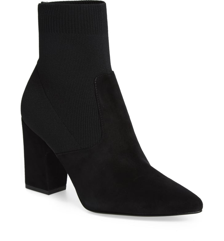Reece black top suede steve madden