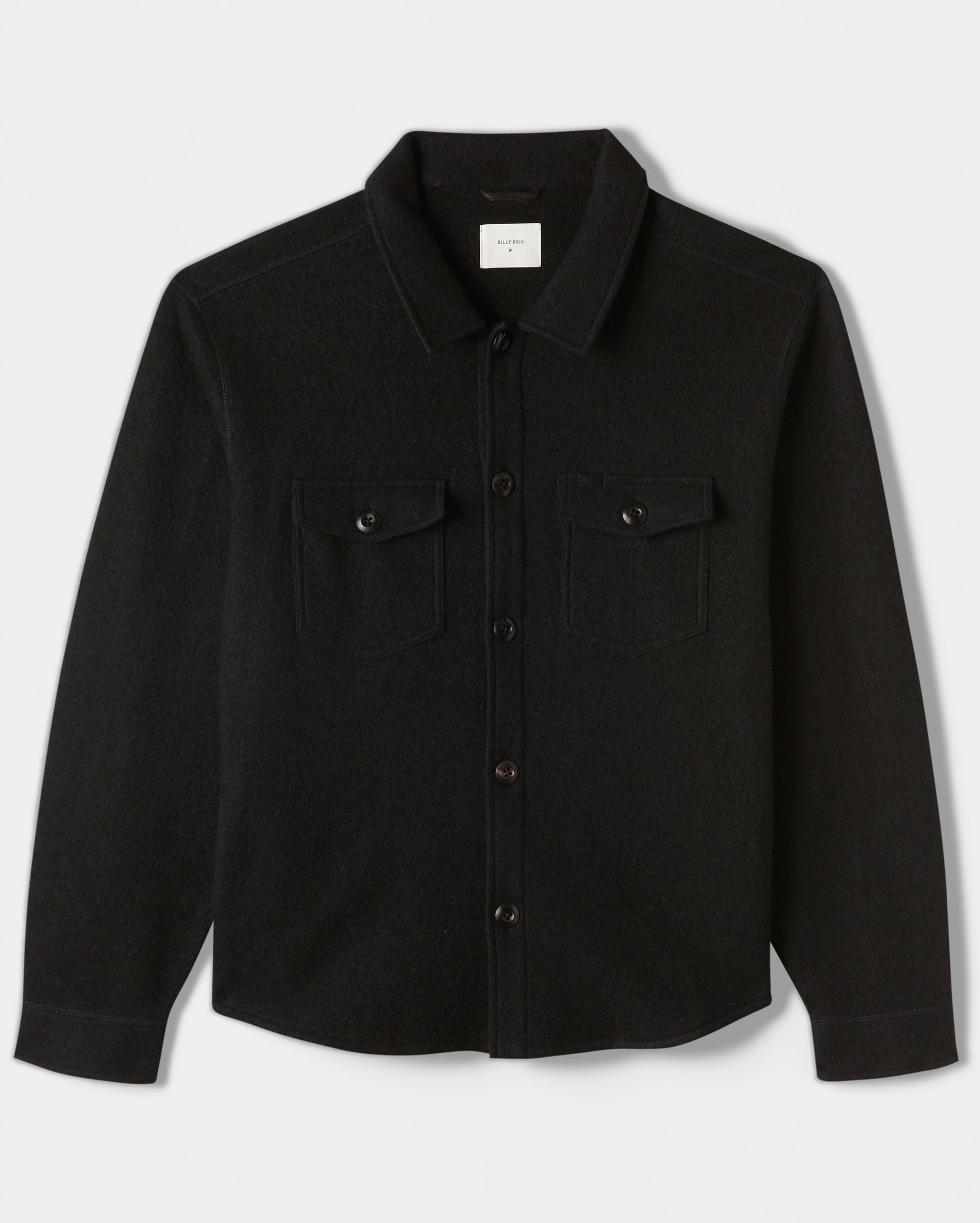 Boiled wool shirt jacket new arrivals